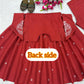 Roman Silk Booti Anarkali
