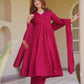 Roman Silk Booti Anarkali