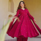Roman Silk Booti Anarkali