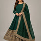 Roman Silk Embroidered Anarkali Set
