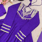 Roman Silk Embroidered Anarkali Set