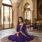 Roman Silk Embroidered Anarkali Set