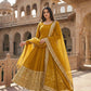Roman Silk Embroidered Anarkali Set