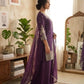 Roman Silk Embroidered Kurta Palazzo Set