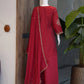 Roman Two Tone Embroidered Kurta Palazzo Set