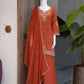Roman Two Tone Embroidered Kurta Palazzo Set