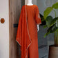 Roman Two Tone Sequin Kurta Palazzo Set