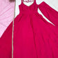 Romansilk Chanderi Anarkali Set with Dupatta and Pant – Mirror Lace Detailing