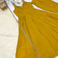 Romansilk Chanderi Anarkali Set with Dupatta and Pant – Mirror Lace Detailing