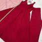 Romansilk Chanderi Anarkali Set with Dupatta and Pant – Mirror Lace Detailing