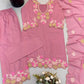 Rose Cutwork Floral Sharara