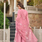 Rose Cutwork Floral Sharara