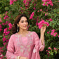 Rose Cutwork Floral Sharara