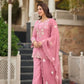 Rose Cutwork Floral Sharara