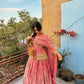 Rose Gold Sharara Set