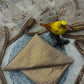 Rose Gold Silk Embroidered Saree with Designer Blouse