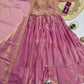 Rose Gold Two Tone Silk Lehenga Set for Wedding and Festive Wear (1 Dress 4 Way to Wear)