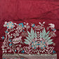 Rose Organza Silk Saree with Embroidery Border