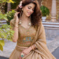 Rose Pink Pure Crunchy Silk Moti Sequins Embroidered Lehenga Choli for Wedding Wear