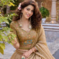 Rose Pink Pure Crunchy Silk Moti Sequins Embroidered Lehenga Choli for Wedding Wear