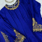 Royal Blue Celebrity inspired Gota Anarkali Gown set