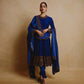 Royal Blue Celebrity inspired Gota Anarkali Gown set
