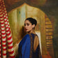 Royal Blue Celebrity inspired Gota Anarkali Gown set