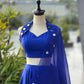 Royal Blue Mirror Lehenga