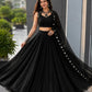 Royal Blue Mirror Lehenga