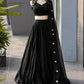Royal Blue Mirror Lehenga