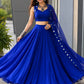 Royal Blue Mirror Lehenga