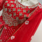 Royal Blue Printed Georgette Lehenga Set with Dupatta
