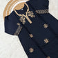 Royal Blue Viscose Chanderi Sequin Embroidered Kurta Set with Jacquard Dupatta | Festive Wear
