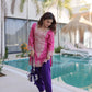 Royal Charm Embroidered Kurta Pant Set with Batwa for Festive and Party Wear