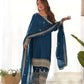 Royal Chinon Silk Embroidered Kurta Palazzo Set with Dupatta for Festive and Wedding Wear