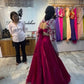 Royal Crimson Embroidered Lehenga Set for Wedding and Festive Wear