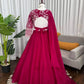 Royal Crimson Embroidered Lehenga Set for Wedding and Festive Wear