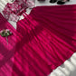 Royal Crimson Embroidered Lehenga Set for Wedding and Festive Wear