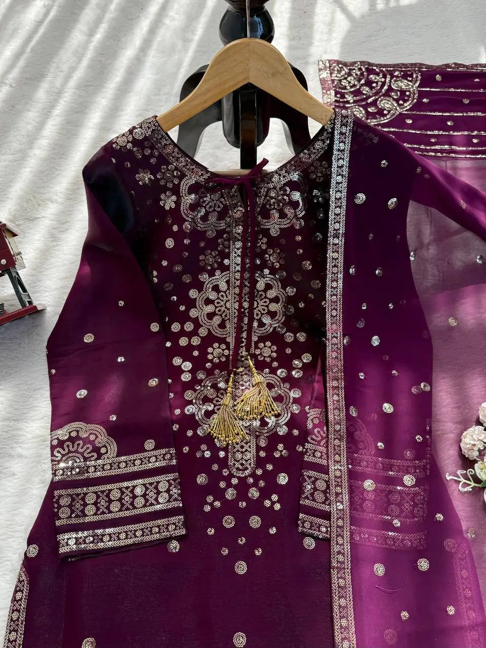 Royal Embroidered Ethnic Suit Set for Festive and Occasion Wear