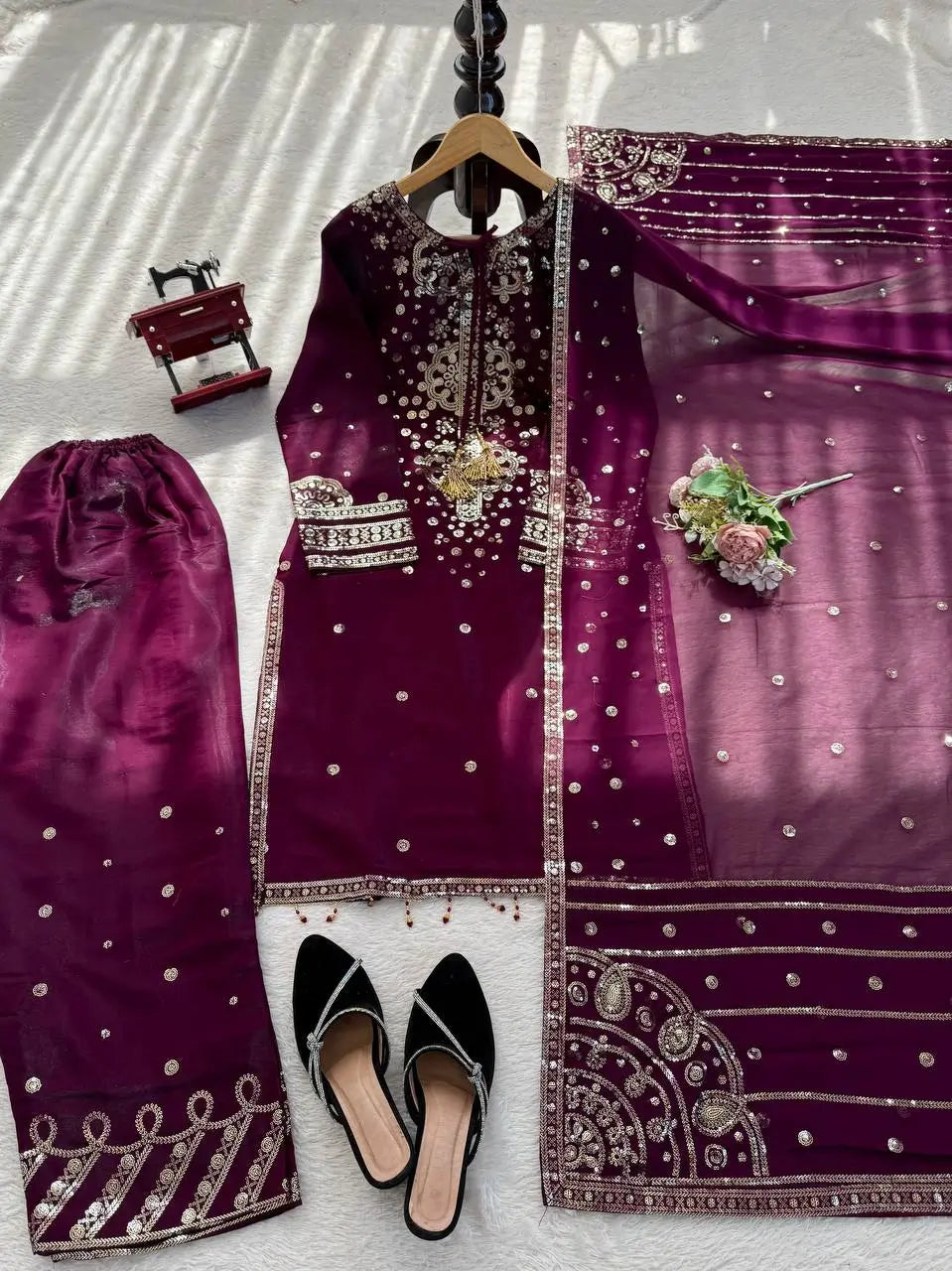 Royal Embroidered Ethnic Suit Set for Festive and Occasion Wear