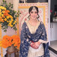 Royal Embroidered Georgette Sharara Suit