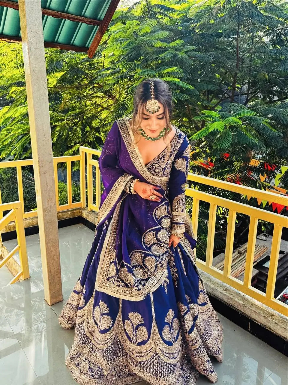 Royal Embroidered Lehenga Choli for Weddings, Sangeet and Festive Occasions
