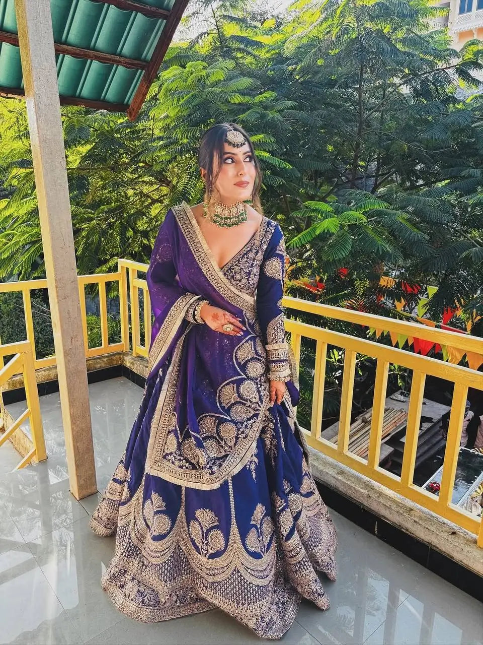 Royal Embroidered Lehenga Choli for Weddings, Sangeet and Festive Occasions