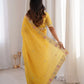 Royal Embroidered Party Wear Saree for Wedding and Festive Occasions
