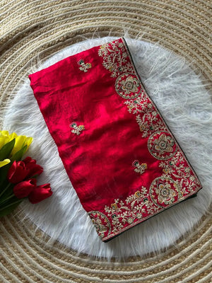Royal Embroidered Saree for Wedding and Festive Wear