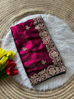 Royal Embroidered Saree for Wedding and Festive Wear
