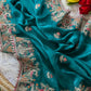 Royal Embroidered Satin Silk Saree Collection
