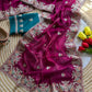 Royal Embroidered Satin Silk Saree Collection