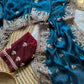 Royal Embroidered Satin Silk Saree Collection