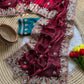 Royal Embroidered Satin Silk Saree Collection